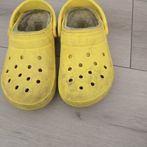 Yellow Kids Clogs